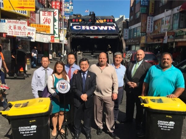 Peter Koo teams up with sanitation company to clean up Flushing’s “Restaurant Row”