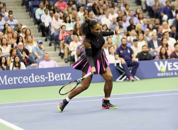 Serena Williams grinds out a three-set victory to gain US Open semifinal slot