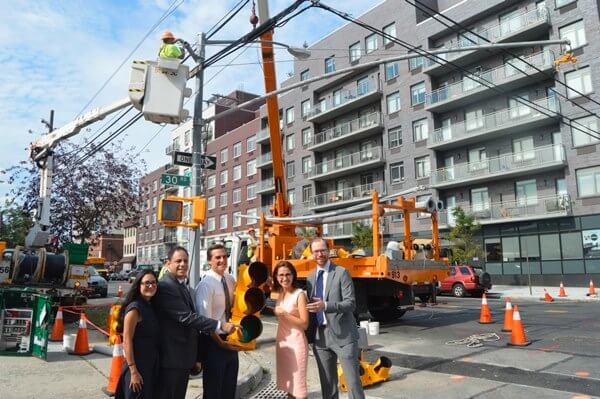 New traffic signal installed at dangerous intersection on 21st Street in Astoria