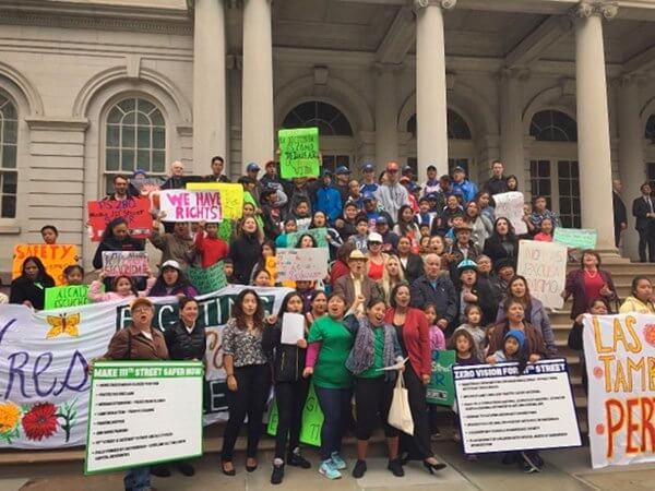 Ferreras-Copeland, Corona residents demand action on 111th St. safety plan