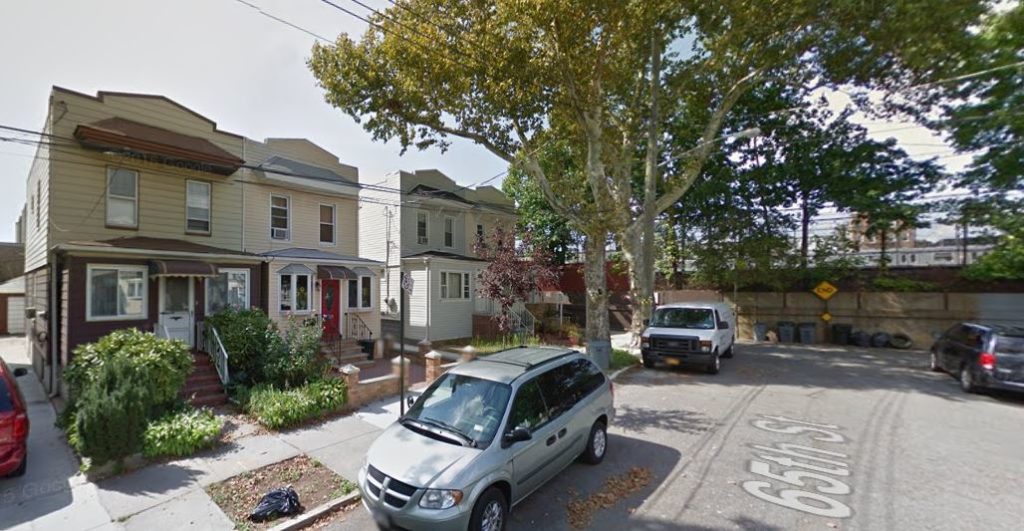 An 85-year-old grandmother was found dead in her home on this dead-end block of 65th Street in Ridgewood on Wednesday afternoon.