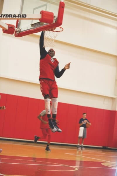 Red Storm junior Bashir Ahmed ready for action