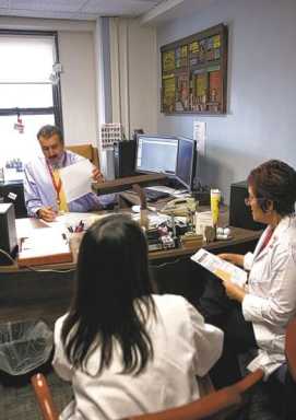 A look behind the scenes on the front line against cancer