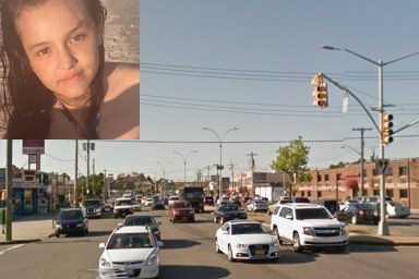 Jazmine Marin, 13, was killed while trying to walk across Cross Bay Boulevard in Ozone Park on Monday morning.