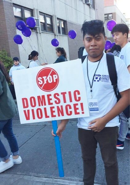 19th silent march against domestic violence held in Flushing