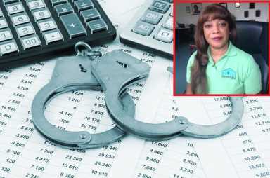 Yolanda Vitulli (inset) will serve three months in jail for stealing $100,000 from the nonprofit she ran.