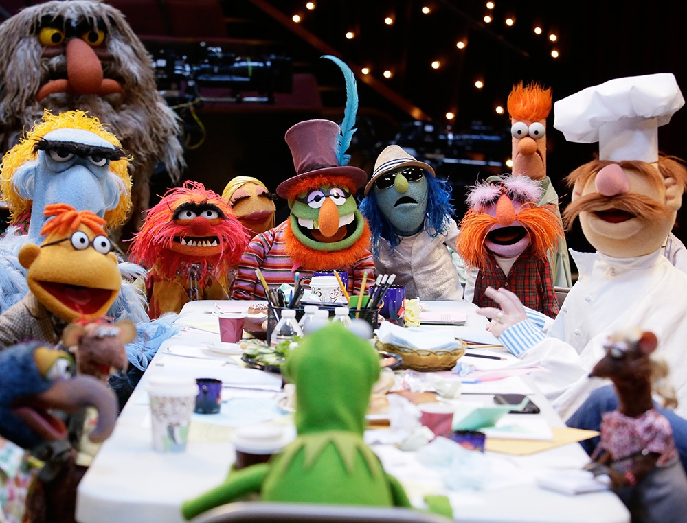 Muppets Gathered Around the Table