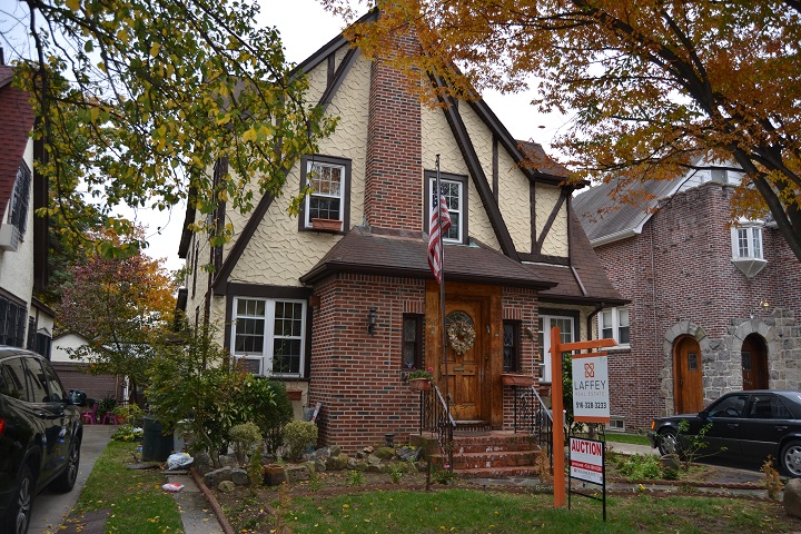 The Jamaica Estates childhood residence of President-elect Donald Trump has been purchased and went on auction in January 2017.
