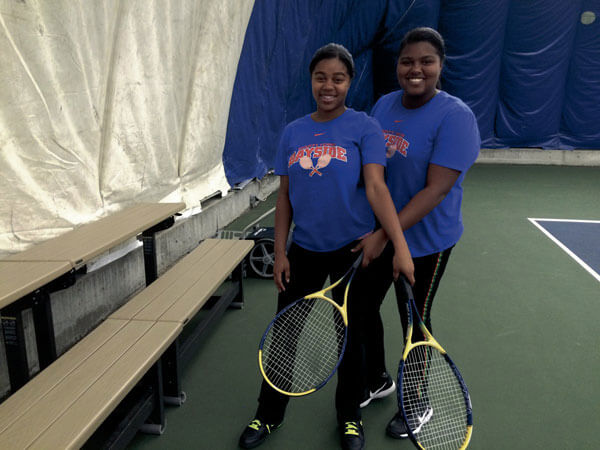 Sisters make splash on Bayside tennis team