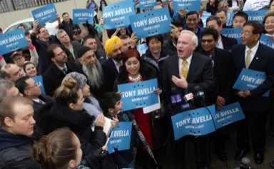 Avella declares he’s running for mayor at controversial homeless shelter