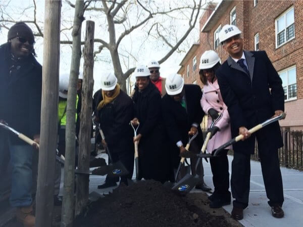 NYCHA South Jamaica Houses get repaired sidewalks