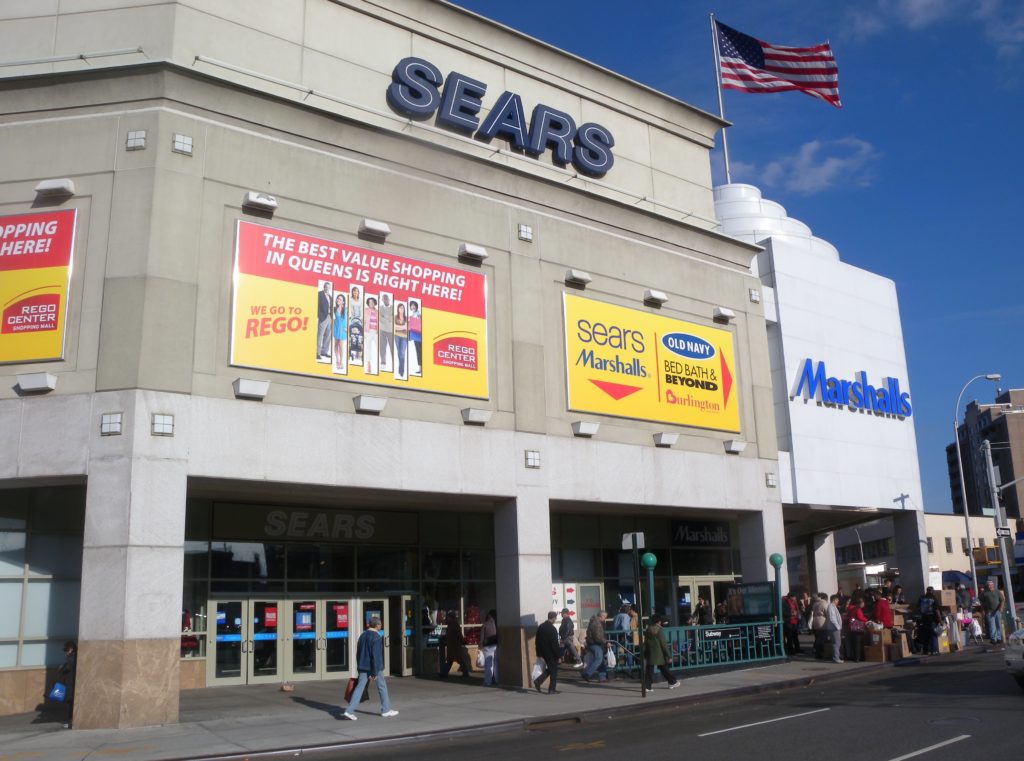 The Sears department store in Rego Park is shutting down this spring.