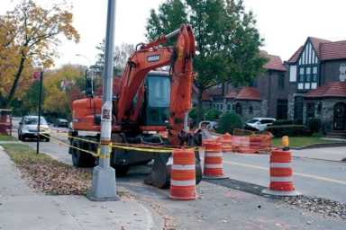 Sewer installation project in Bayside Hills proceeds