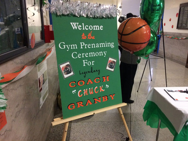 Granby the great: Legendary boys hoops coach honored with gym renaming