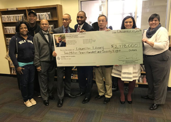 Richards announces Laurelton library funding