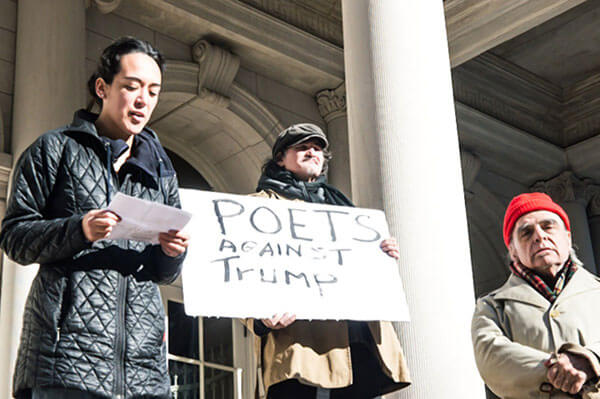 Poets verses Trump: Protesting POTUS with poetry