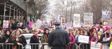 Queens joins massive crowds for Women’s March on New York