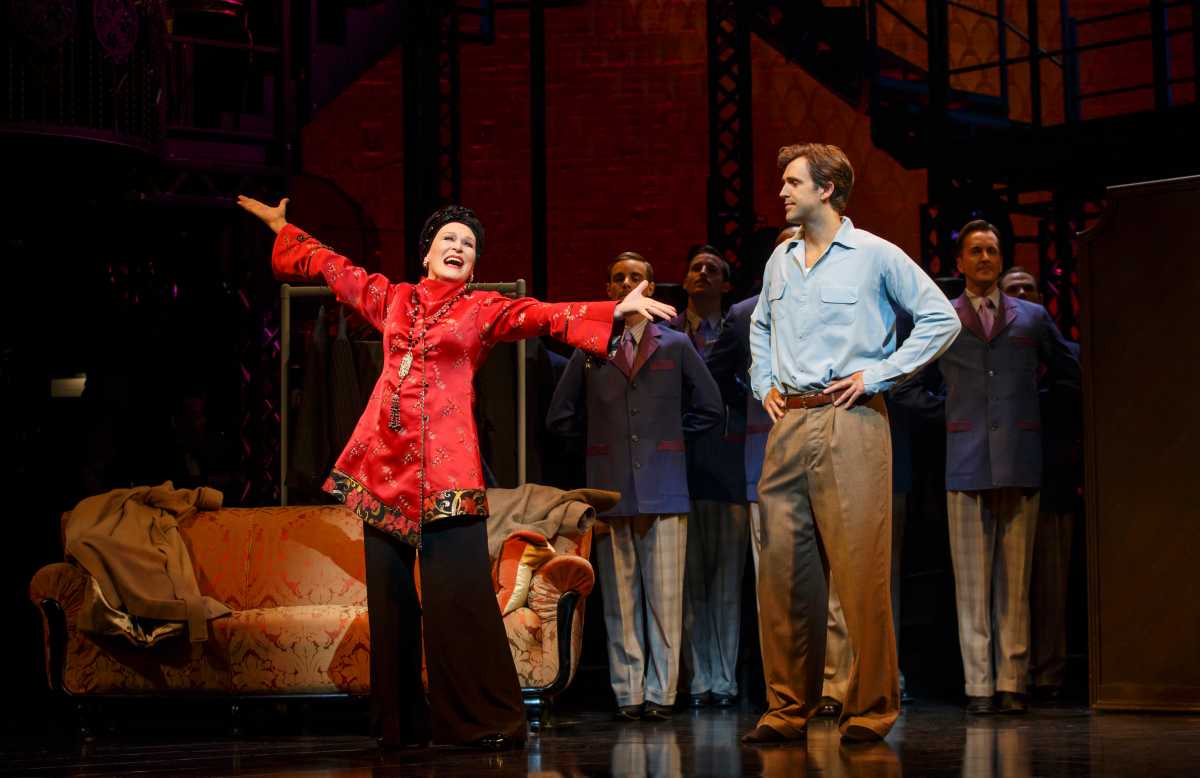 Glenn Close and Michael Xavier in the 2017 revival of "Sunset Boulevard."