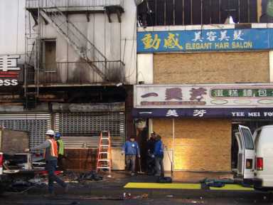 Organizations issue loans for Flushing fire relief