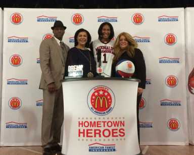 At the top of the hill: Mary Louis star honored as All-American