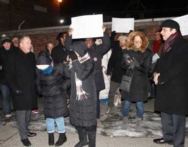 Dromm, Constantinides join anti-Peralta rally in Jax Hgts