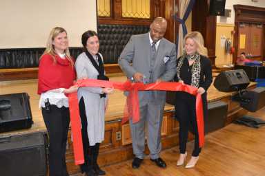 PS 88 Lego robotics club ribbon cutting