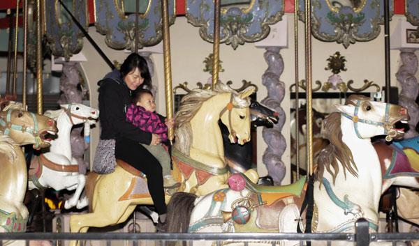 Forest Parks carousel opens
