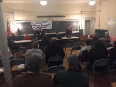 Avella attends College Point Taxpayers Association meeting