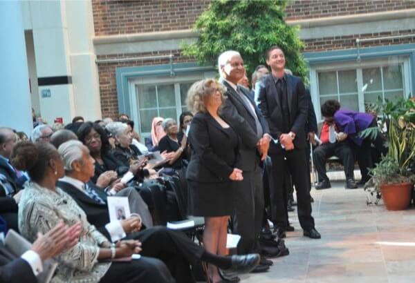 Queens pols remember Helen Marshall at Borough Hall memorial
