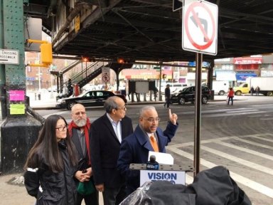 DOT installs more traffic safety measures in Jackson Heights