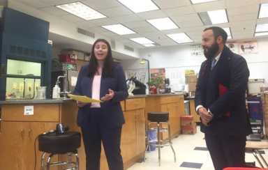 Moya celebrates STEM funding
