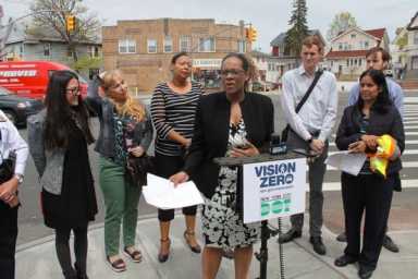 DOT unveils safety improvements along Astoria Boulevard