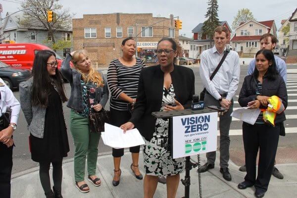 DOT unveils safety improvements along Astoria Boulevard