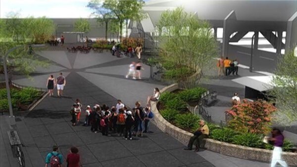 Officials break ground on permanent Corona Plaza while DOT begins work on 111th Street