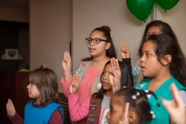 City’s first Girl Scout troop for homeless girls established in Long Island City shelter