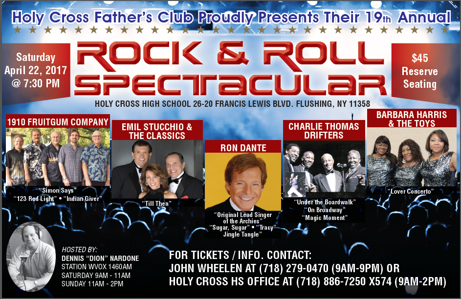 holy cross rock and roll spectacular