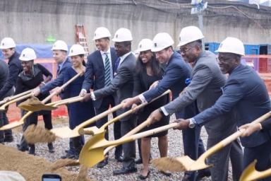 Officials gather for ground-breaking of huge Jamaica residential building