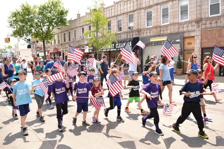 The 2016 Memorial Day Parade in Forest Hills