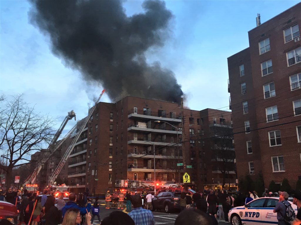 The five-alarm fire that broke out in Elmhurst in April is believed to have spread due to cocklofts in the building.