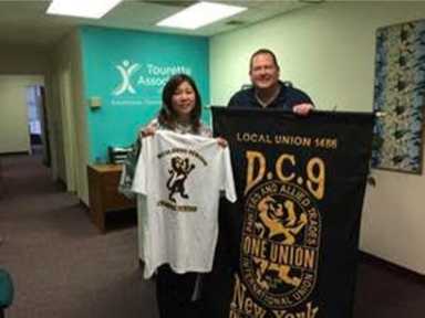 District Council 9 painters help Tourette’s Association in Bayside add new flair