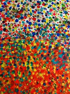 Therapist’s landscape artwork on display