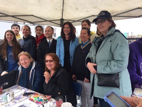 Crowley, Barnwell attend Maspeth Earth Day recycling event