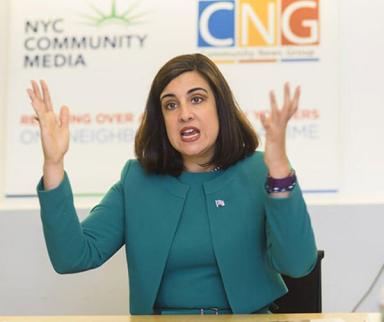 Mayoral candidate Nicole Malliotakis takes on DeBlasio at CNG