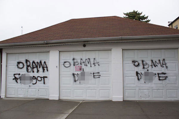 Astoria electeds angered by more hateful graffiti discovered in neighborhood