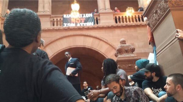 Critics of solitary confinement rally in Albany