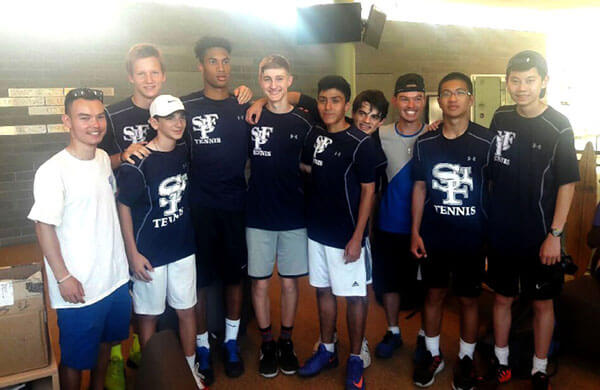 Terriers back on top: Prep tennis captures city title