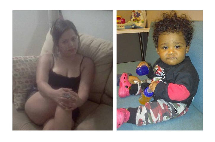 Cops say Darlene Melo (at left) allegedly took off with her biological nephew, Zayden Montero, to avoid turning him over to foster care.