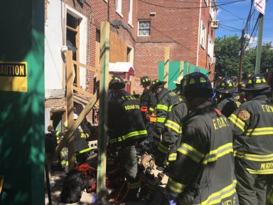 Three injured in Astoria roof collapse caused by heavy material: FDNY