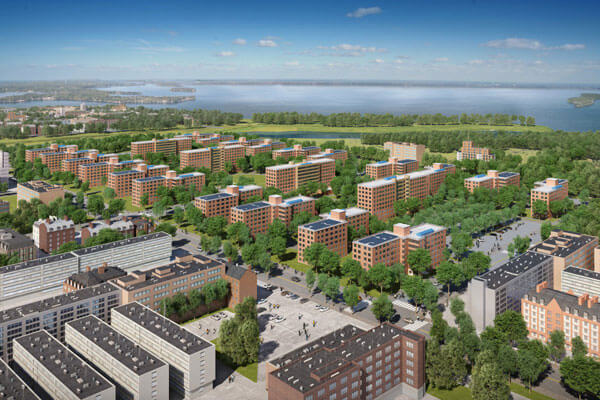 Sandy-damaged apartment complex in Far Rockaway undergoing major restoration
