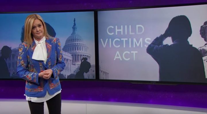 Samantha Bee slammed the New York State Senate leadership for failing to take a vote on the Child Victims Act, which is sponsored by Queens lawmakers.